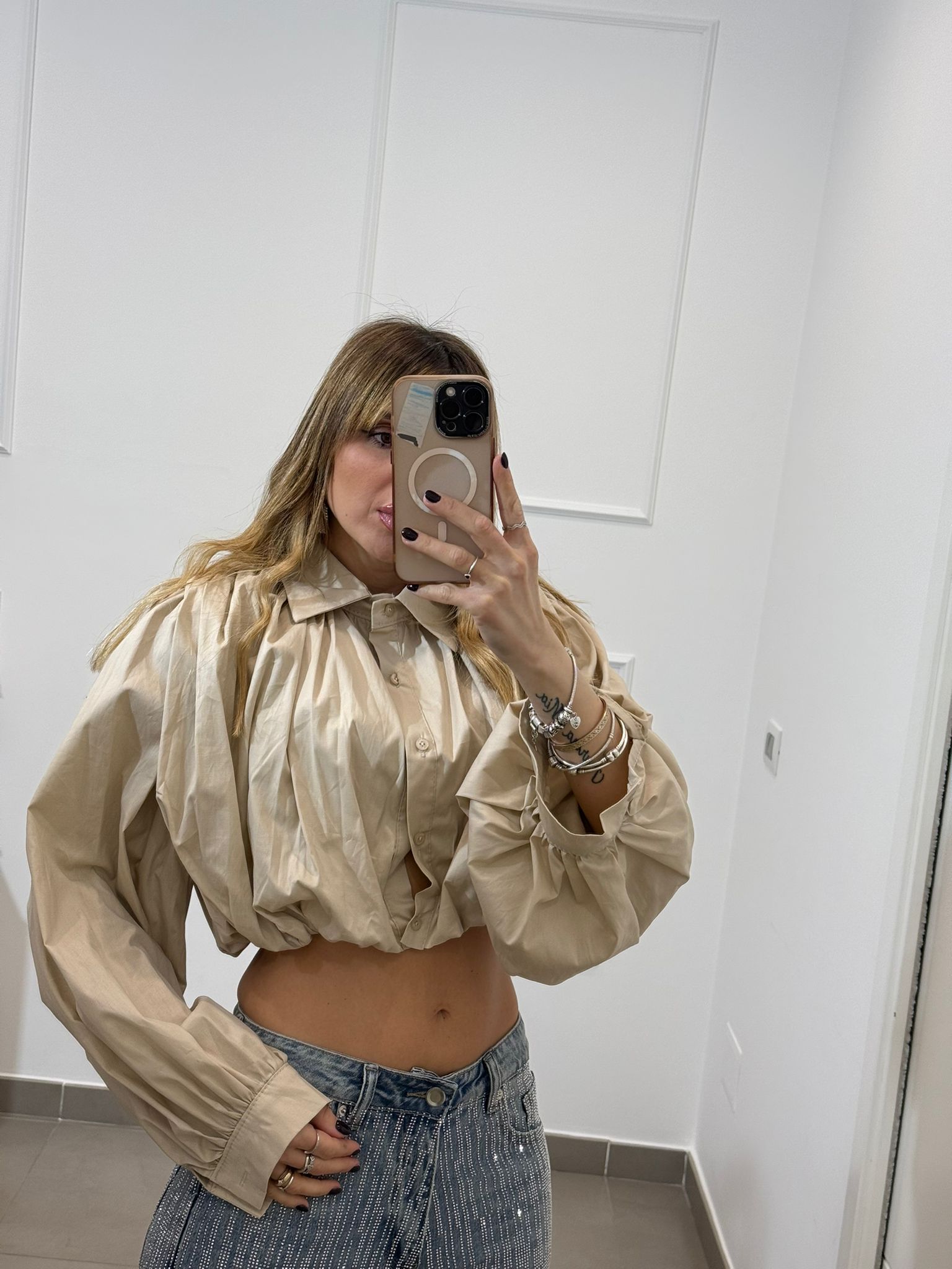 Camicia crop BALLON