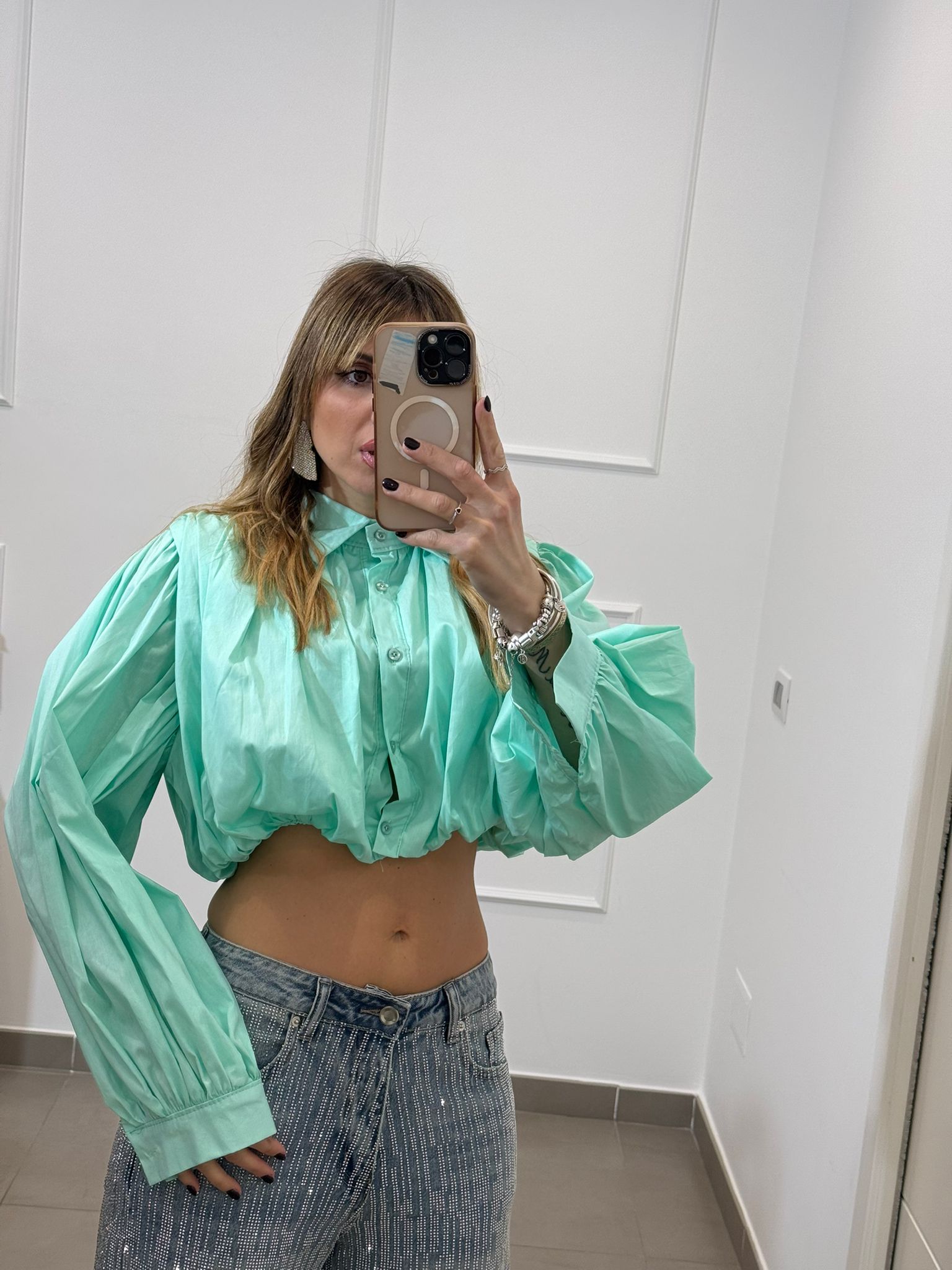 Camicia crop BALLON