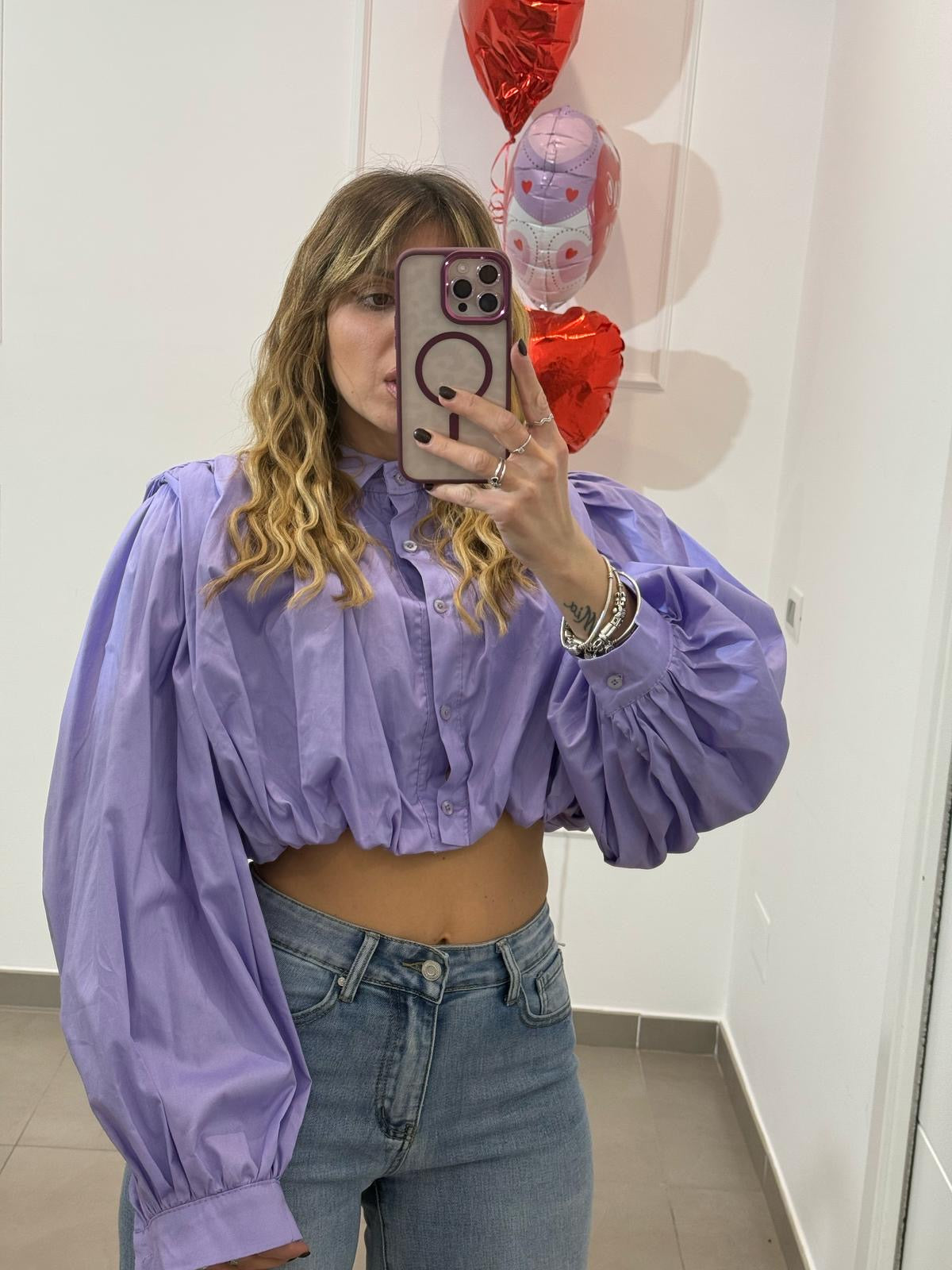 Camicia crop BALLON