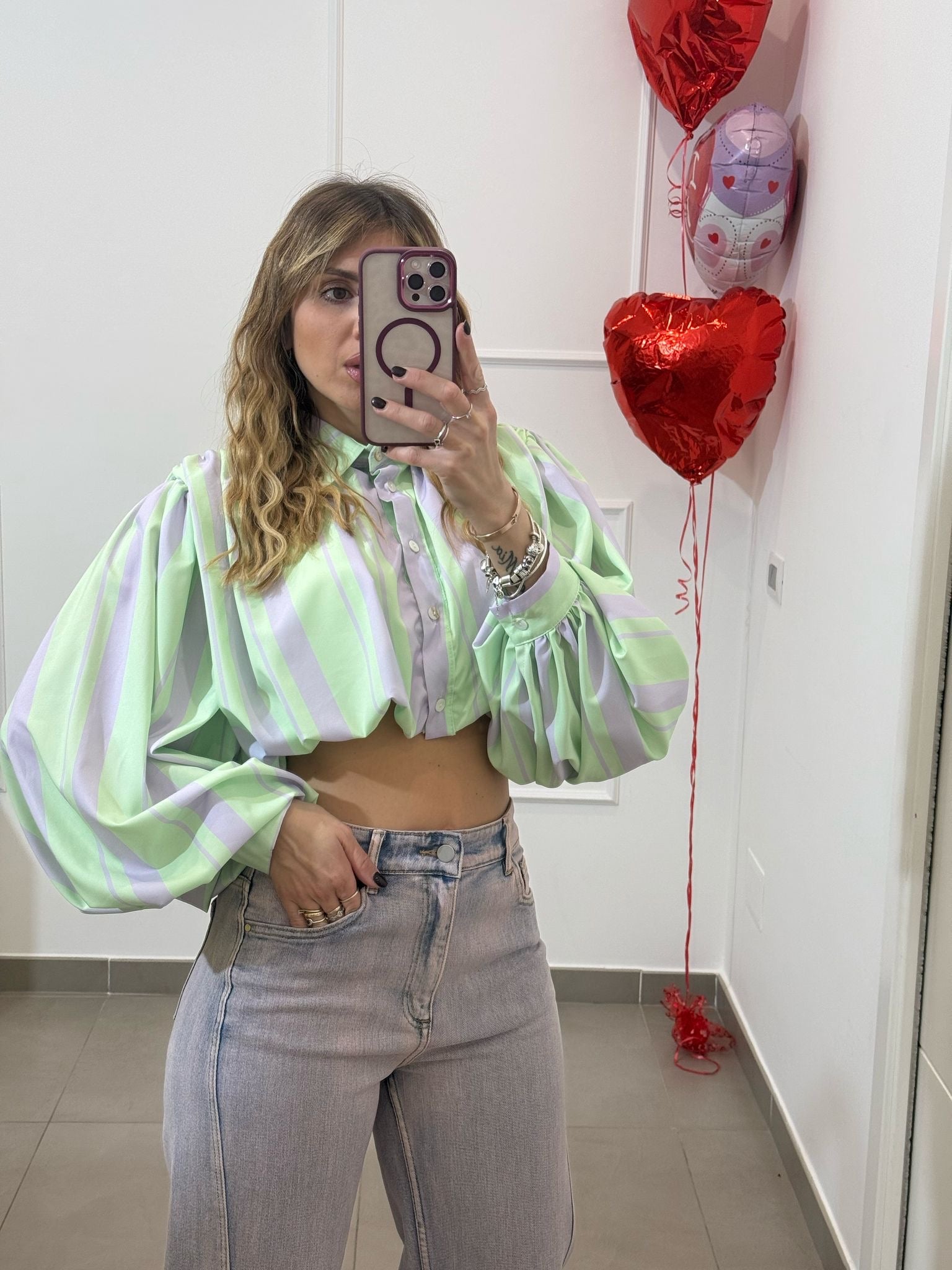 Camicia raimbow
