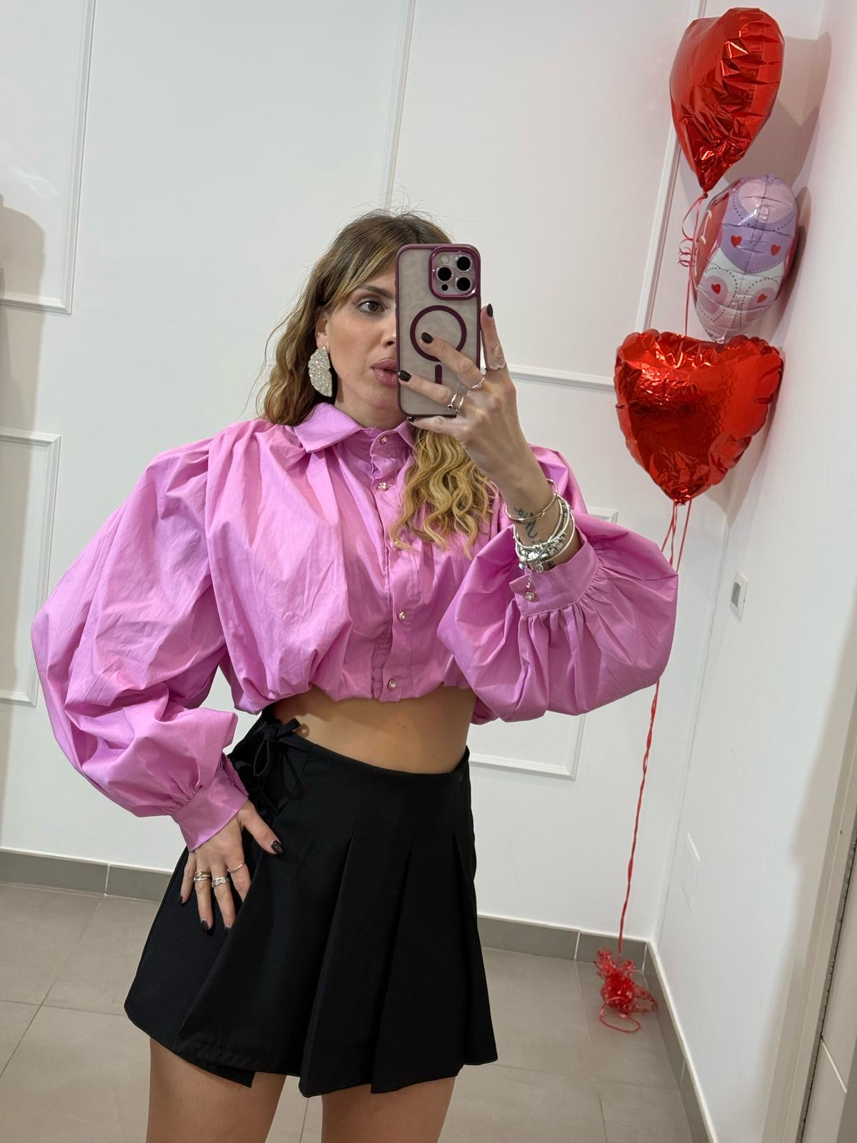 Camicia crop BALLON